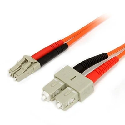 Obrázek StarTech.com 1m Multimode 62,5/125 Duplex optický propojovací kabel LC, SC, síťový