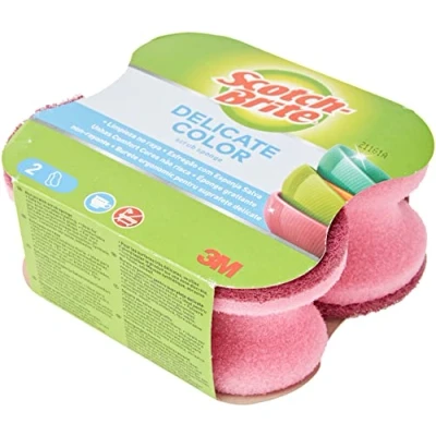 Obrázek Scotch Brite Comfort Univerzální Colors Salva Uñas, 2 balení, Composite, vícebarevná, 0.33 X 0.23000000000000004 0.2 cm