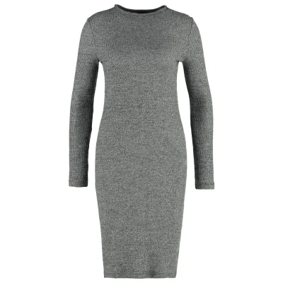 Obrázek Urban Classics Ladies RIB Dress Pletené šaty, Ženy, Velikost: Large, Charcoal