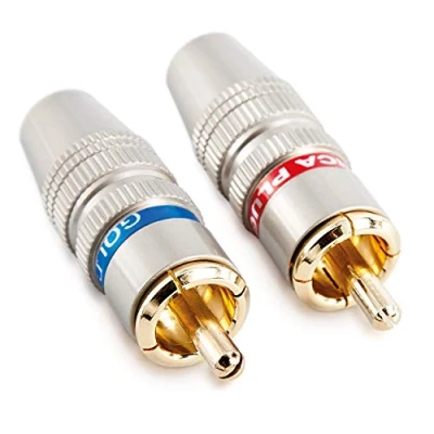 Obrázek Sinuslive 14203 CS 2 RCA konektor, stříbrný