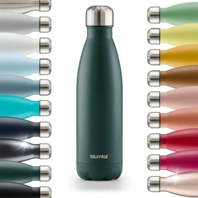 Obrázek Blumtal® láhev na pití z ušlechtilé oceli Charles termoska 500 ml bez BPA, studená a teplá nepropustná kov/ušlechtilá ocel,