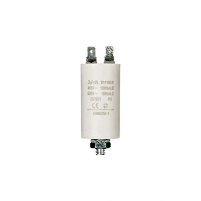 Obrázek Fixapart 11003 startovací kondenzátor provozní 3uF 3µF se zástrčkou (motorový kondenzátor)