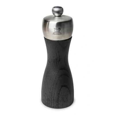 Obrázek Peugeot Pfeffermühle Fidji 15 cm Graphit I Hochwertige manuell aus PEFC zertifiziertem Holz Mit individueller Einstellung des Mahlgrades Küchenzubehör