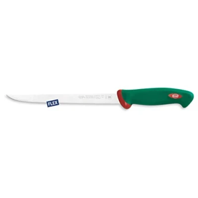 Obrázek Sanelli linie Premana Professional, ryba Filie zvíře nůž cm.22, nerezová ocel, Zelená a Červená, 36.0 X 3.0 4.0 cm