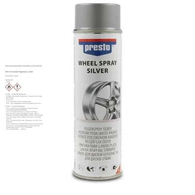 Obrázek presto 428924 univerzální sprej na ráfky stříbrný 500 ml