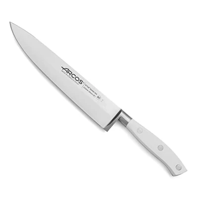 Obrázek Arcos Série Riviera Blanc kuchařský nůž čepel z nitrumu kované ušlechtilé oceli 200 mm rukojeť polyoxymetylen (POM) barva bílá