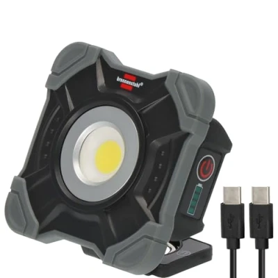 Obrázek Brennenstuhl Akumulátorový LED pracovní reflektor SH 1000 MAC (1000 lm, IP54, akumulátor světlo s magnetem a karabinovým kroužkem, robustní pouzdro)
