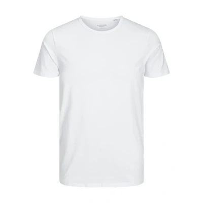 Obrázek Jack &amp; Jones Basic Oneck TEE Jednoduché tričko, Muži, Velikost: XS, Optical white