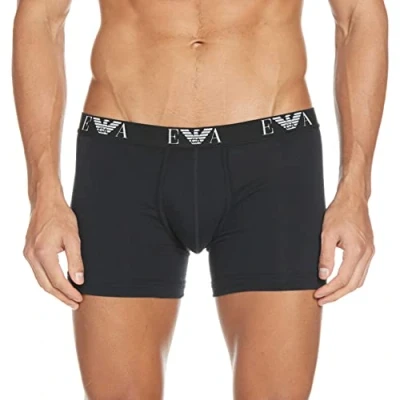 Obrázek Emporio Armani Pánské boxerky (balení 2 ks), Černá/černá