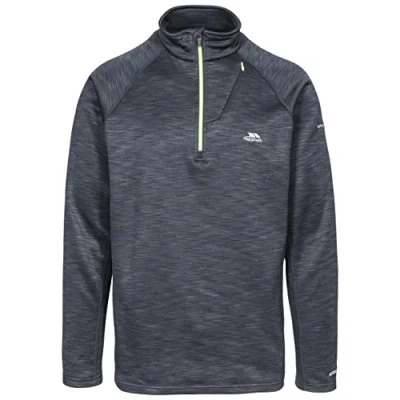 Obrázek Trespass Collins, Black Marl, XL, teplý fleece 200g/m² pro muže, X Large, černý