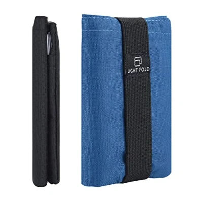 Obrázek LIGHT FOLD Slim Wallet Geldbörse Ultra Dünn Herren Portemonnaie Kleine Geldbeutel Kartenetui mit RFID Schutz Minimalist Dreifachgefaltete Brieftasche Front Pocket Wallets