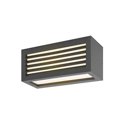 Obrázek SLV BOX L LED nástěnné svítidlo, venkovní osvětlení stěn, cest, vstupů, zářič, nástěnná lampa, svítidlo LED, zahradní cestné antracit, IP44, uvnitř, 3000 K, 600 lm