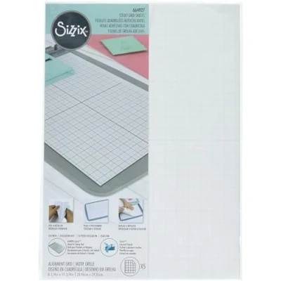 Obrázek Sizzix Sizzx Accessory Sticky Grid listy 8 1/4&quot; x 11 5/8&quot; 5PK 664927 kapitola 3 2022, multicolour, jedna velikost