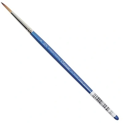 Obrázek Winsor &amp; Newton 5301005 Cotman štětec na akvarelové syntetické vlasy série 111 kulatý štětec, krátká násada s vynikající pružností, barevnou nosností a přesností bodů č. 53 mm