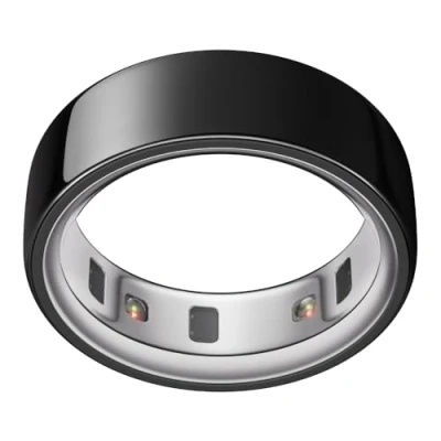 Obrázek Oura prsten 4 černý velikost 10 chytrý změřte nejprve s kroužkem velikostí Sleep Tracking Wearable srdeční frekvence fitness tracker výdrž baterie až 8 dní