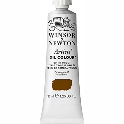 Obrázek Winsor &amp; Newton 1214076 Artists Ölfarbe 37ml Tube, Künstler mit höchstmöglicher Pigmentierung, höchste Lichtechtheit Umbra gebrannt