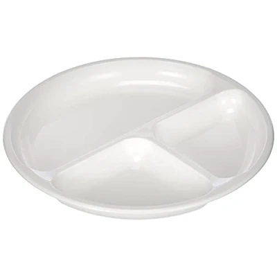 Obrázek Westmark Jídelní talíř do mikrovlnné trouby, 3 oddělené oblasti, ø 25 cm, plast, barva: bílá, 22402270