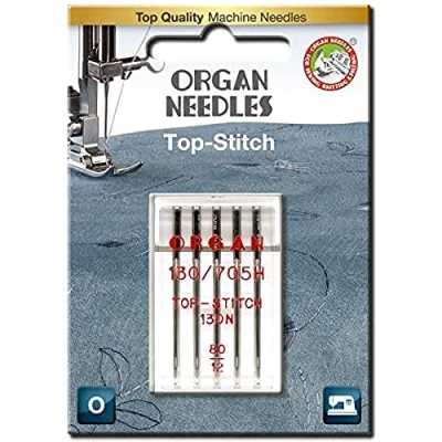 Obrázek Organ Needles 5600080BL Maschinennadeln, Silber, 80/12 Größe, 5