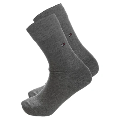 Obrázek Tommy Hilfiger Children Basic 2 PACK Ponožky pro děti, Velikost: 35 38, Middle grey melange
