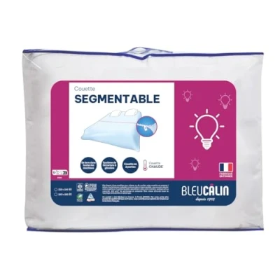 Obrázek Bleu Calin KSGB402460 Steppbett für 2 Personen, leicht waschbar, weiß, 220x240 cm