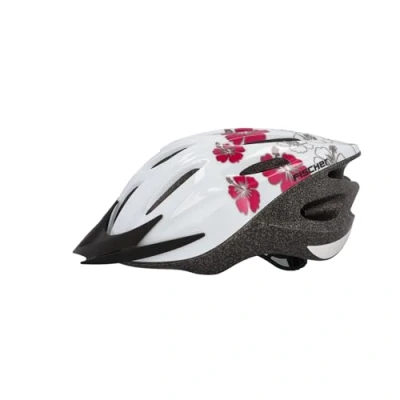 Obrázek FISCHER cyklistická helma pro dospělé, přilba, městská Havaj, S/M, 5459 cm, bílá růžová