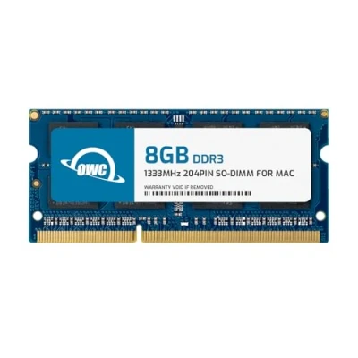 Obrázek OWC 8GB Memory Upgrade Modul PC10600 DDR3 1333MHz SO DIMM pro 2011 MacBook Pro, Mid 2010/2011 21,5&quot; &amp; 27&quot; iMac Modelle, Mac Mini