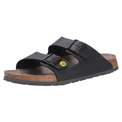 Obrázek BIRKENSTOCK ARIZONA Unisex dospělá pracovní obuv antistatická Birko Flor černá vel. 38 normální stélka,