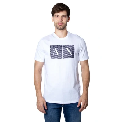 Obrázek Armani Exchange Pánské tričko 8nztck, bílá