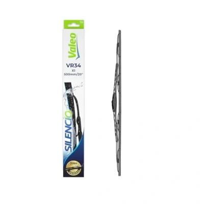 Obrázek VALEO Silencio stěrače VR34 odolný po celý rok, odolný, perfektní přesnost lícování konvenční stěrač 500 mm zadní obsahuje: 1 574279