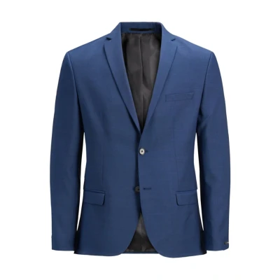 Obrázek JACK &amp; JONES Male jednořadý blejzr JPRSOLARIS Super Slim Fit blejzr, modrá (medieval blue)