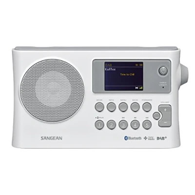 Obrázek Sangean BTR pro 160 přenosná Digitální rádio (RDS/DAB +/UKW Bluetooth/Duální alarm) Bílá
