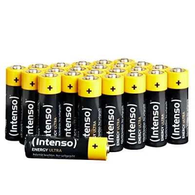 Obrázek Intenso Energy Ultra AA Mignon LR6 alkalické baterie, žluto černá, balení 24 ks