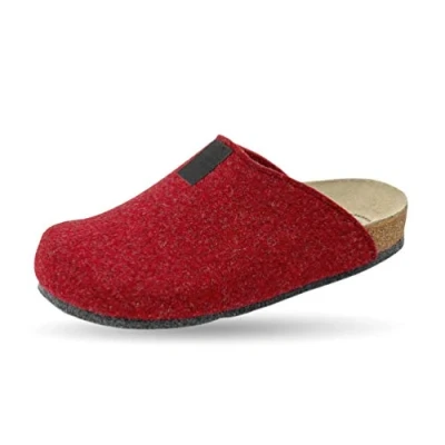 Obrázek Weeger Bio pantofle do domu Tweed, červená, 41 EU