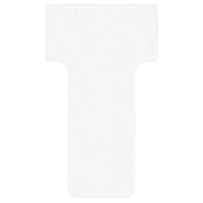 Obrázek Nobo Tabs na T karty B nahoře 15 mm dole 28 x 49 16,5 velikost 1 100 kusů bílé