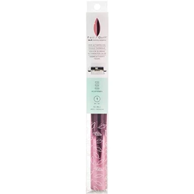 Obrázek We R Memory Keepers Heat Activated Foil, Rose, Extra Large Roll, 12x96, Use with Quill Pen to Create Shiny Embellishments and Designs