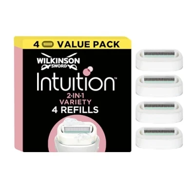 Obrázek Wilkinson Sword Intuition Summer Variaty žiletky pro ženy, holicí strojky, 4 kusy