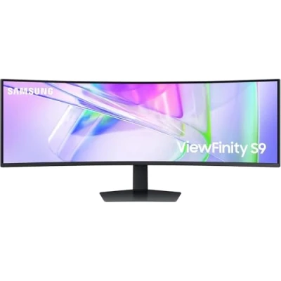 Obrázek Samsung ViewFinity S95UC zakřivený monitor, 49 palců, obrazovka s panelem VA, 5,120 x 1 440 pixelů, 1000R poloměr, VESA DisplayHDR 400, KVM Switch, obnovovací frekvence 120 Hz, doba odezvy 5 ms (G/G)