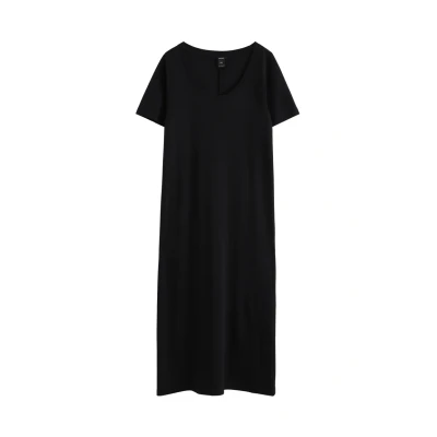 Obrázek Lindex MIDI Žerzejové šaty, Ženy, Velikost: 36/38, Black
