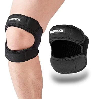Obrázek Bodyprox Patellasehnen Stützband, Verstellbarer Neopren Knieband zur Knie Schmerzlinderung für Läuferknie, Arthritis, Springerknie, Heilung nach Tennis Verletzungen