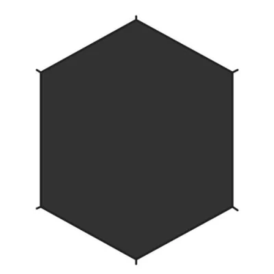 Obrázek Fjällräven Unisex podložka pod stan Dome 3 Footprint pro dospělé, černá, jedna velikost