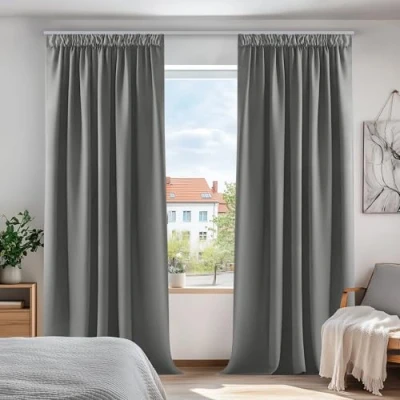 Obrázek Zatemňovací závěs Deconovo s řasící páskou 140 נ175 a נ245 cm, 175x140