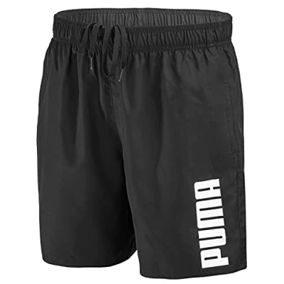 Obrázek PUMA Pánské koupací šortky Summer Short Sportovní kalhoty Plavky Deluxe Swim Shorts, New Black