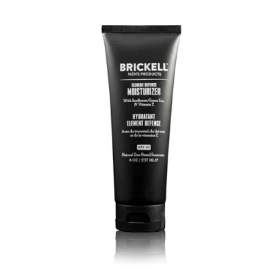 Obrázek Brickell Men&#039;s Element Defense Moisturizer SPF45 ochrana proti slunci pro muže, přírodní a organická, zinková slunci, hydratuje chrání pokožku před UVA/UVB zářením, 236 ml, bez parfému