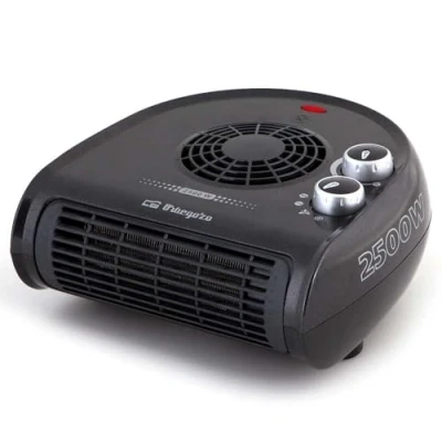 Obrázek Orbegozo FH 5032 topení, dva stupně výkonu, funkce ventilátoru se studeným vzduchem, okamžité teplo, nastavitelný termostat, držadlo, 2500 W
