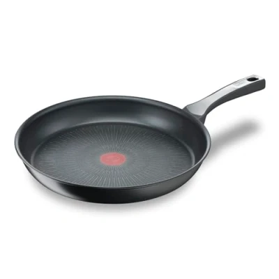Obrázek Tefal Pánev G25908 Unlimited On 32 cm s nepřilnavým titanovým povrchem odolným proti poškrábání Thermo Signal bez PFOA vhodná pro všechny typy sporáků, také indukční sporáky černá