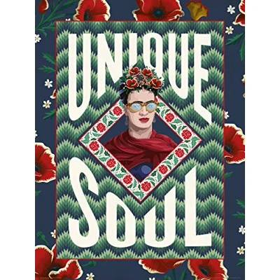 Obrázek Erik Kunstdruck Bild Frida Kahlo Unique Soul Print