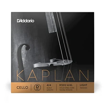 Obrázek D&#039;Addario KS512 4/4L Kaplan Cello jednotlivé struny &#039;D&#039; nikl přepínací 4/4 světlo