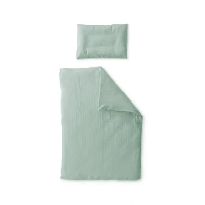 Obrázek Ehrenkind® Sada ložního prádla mušelín 100% bio bavlna standard 100 od Oeko TEX x 135 cm + 40 60 nefrit povlečení