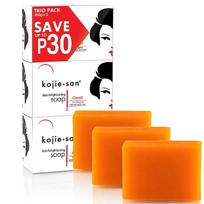 Obrázek Kojie San Triple Pack Skin Lightening Soaps (3 x 100 g)