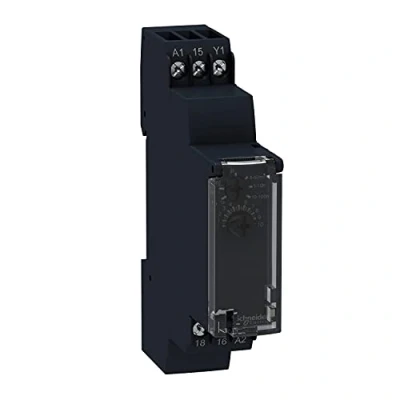 Obrázek Schneider Electric Harmony, 0,1 s 100 h, Zeitrelais ansprechverzögert, Relais 1 W, 24 VDC/24 240VAC, RE17RAMU